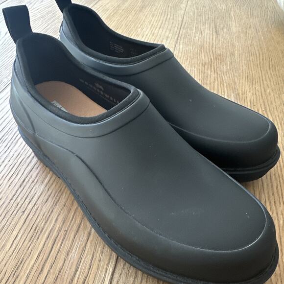 Fitflop Wonderclog Waterproof Slip On Rubber Clogs Midnight Wmns 9 Wonderwelly - Picture 1 of 8